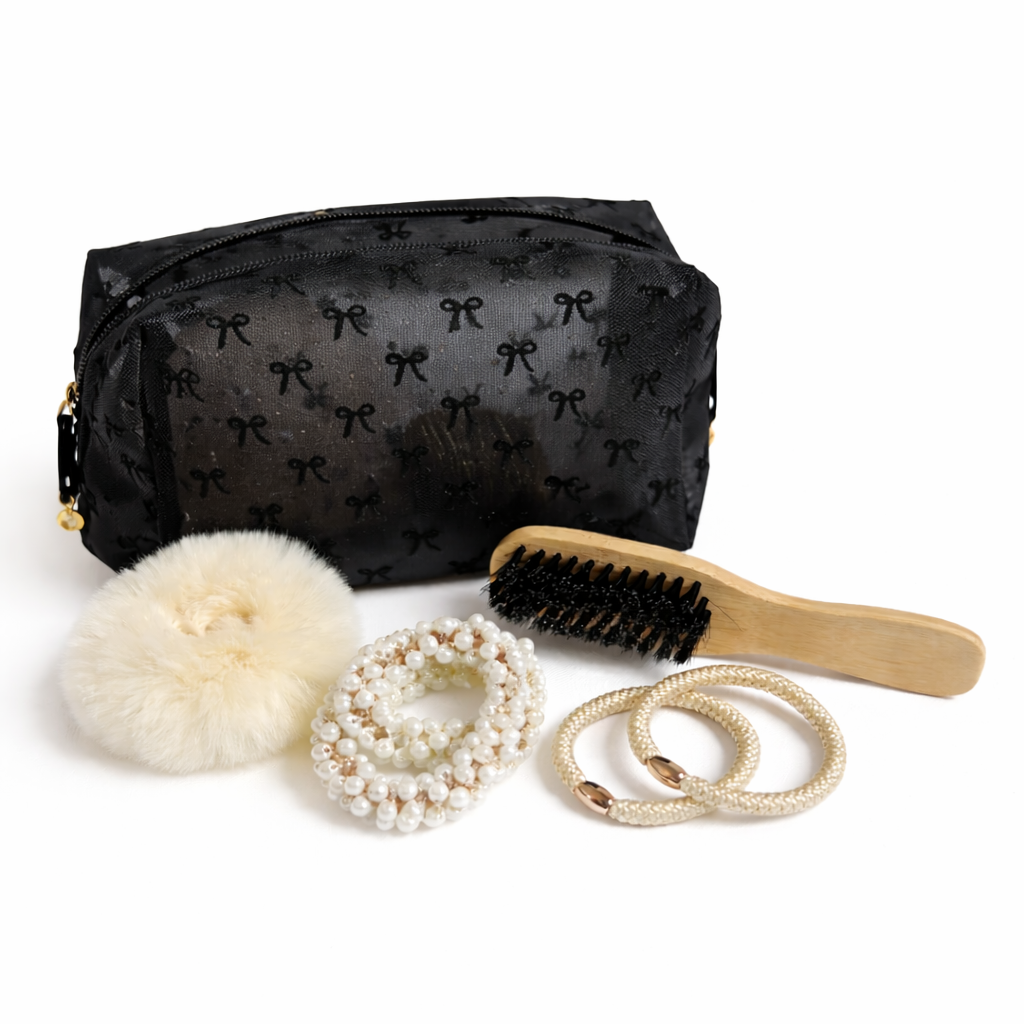 Haarschmuck Set White Pearl