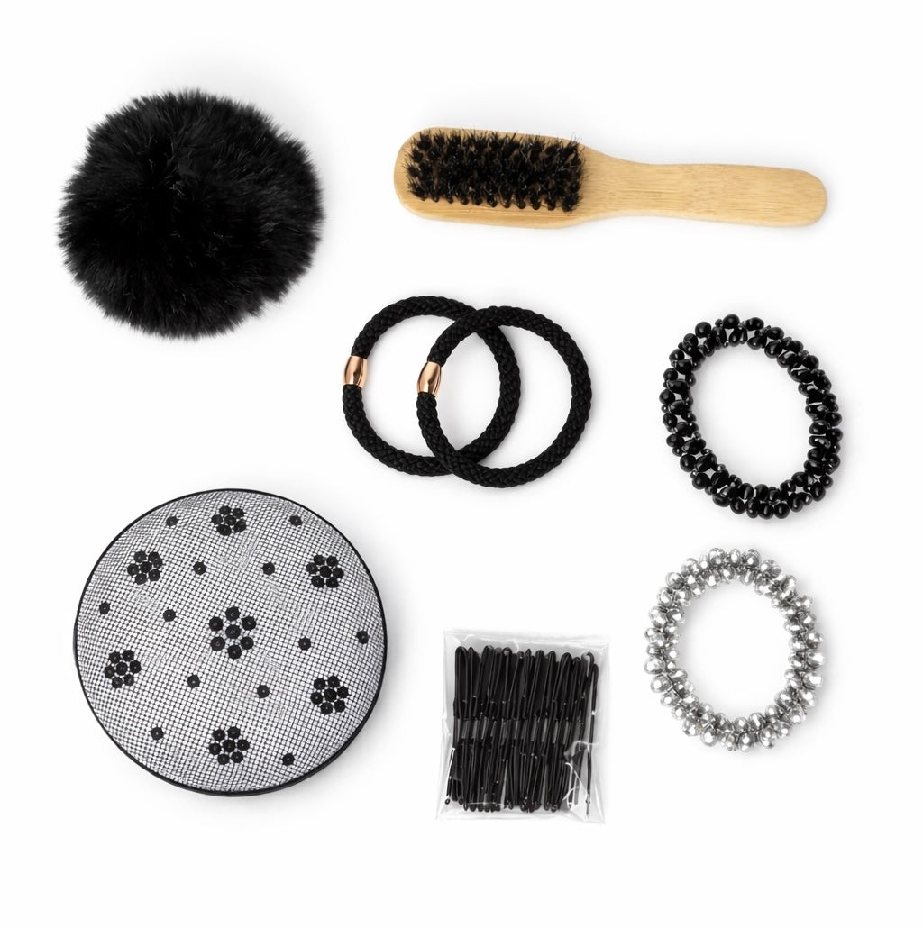 Haarschmuck Set Black Glamour