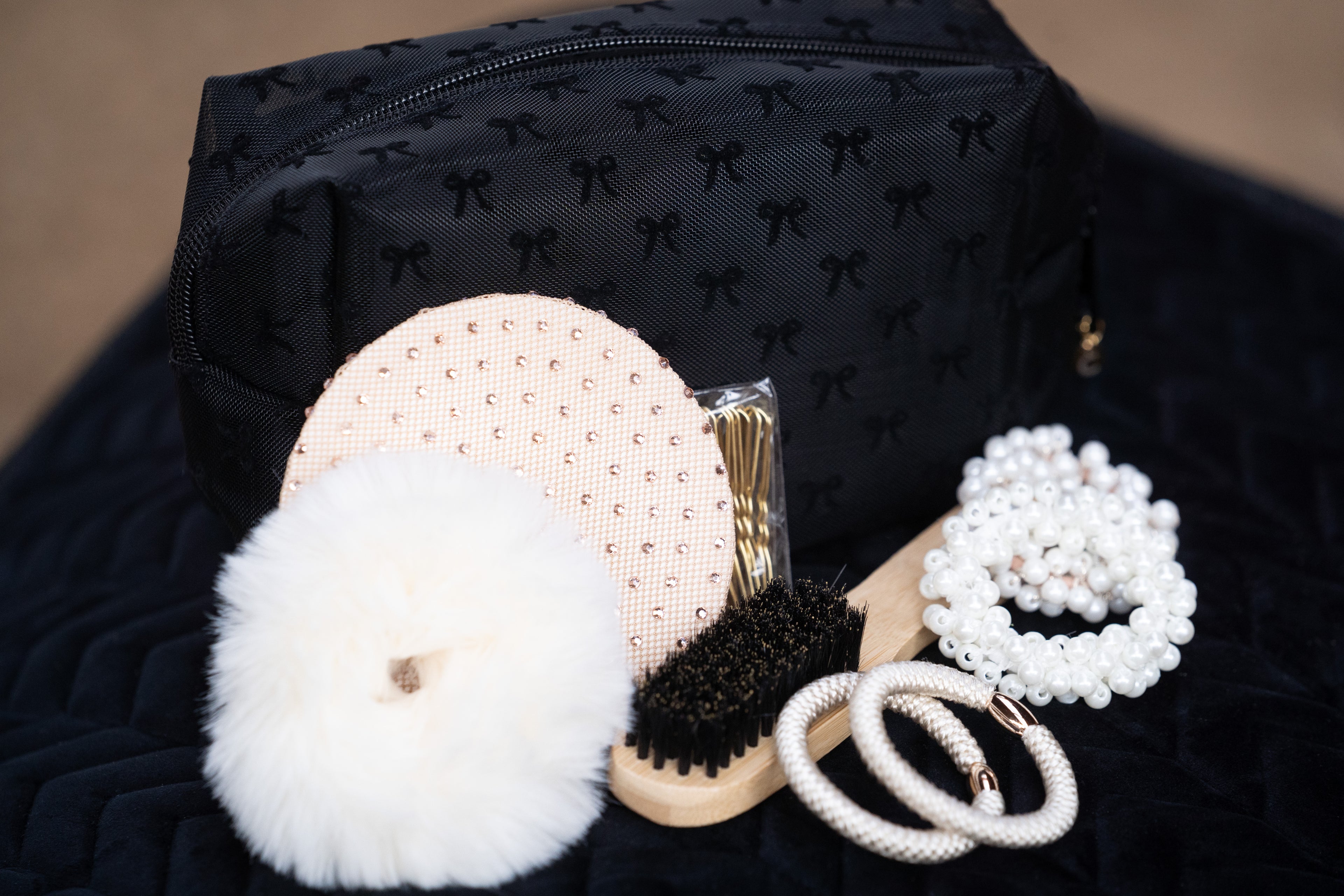 Haarschmuck Set White Pearl